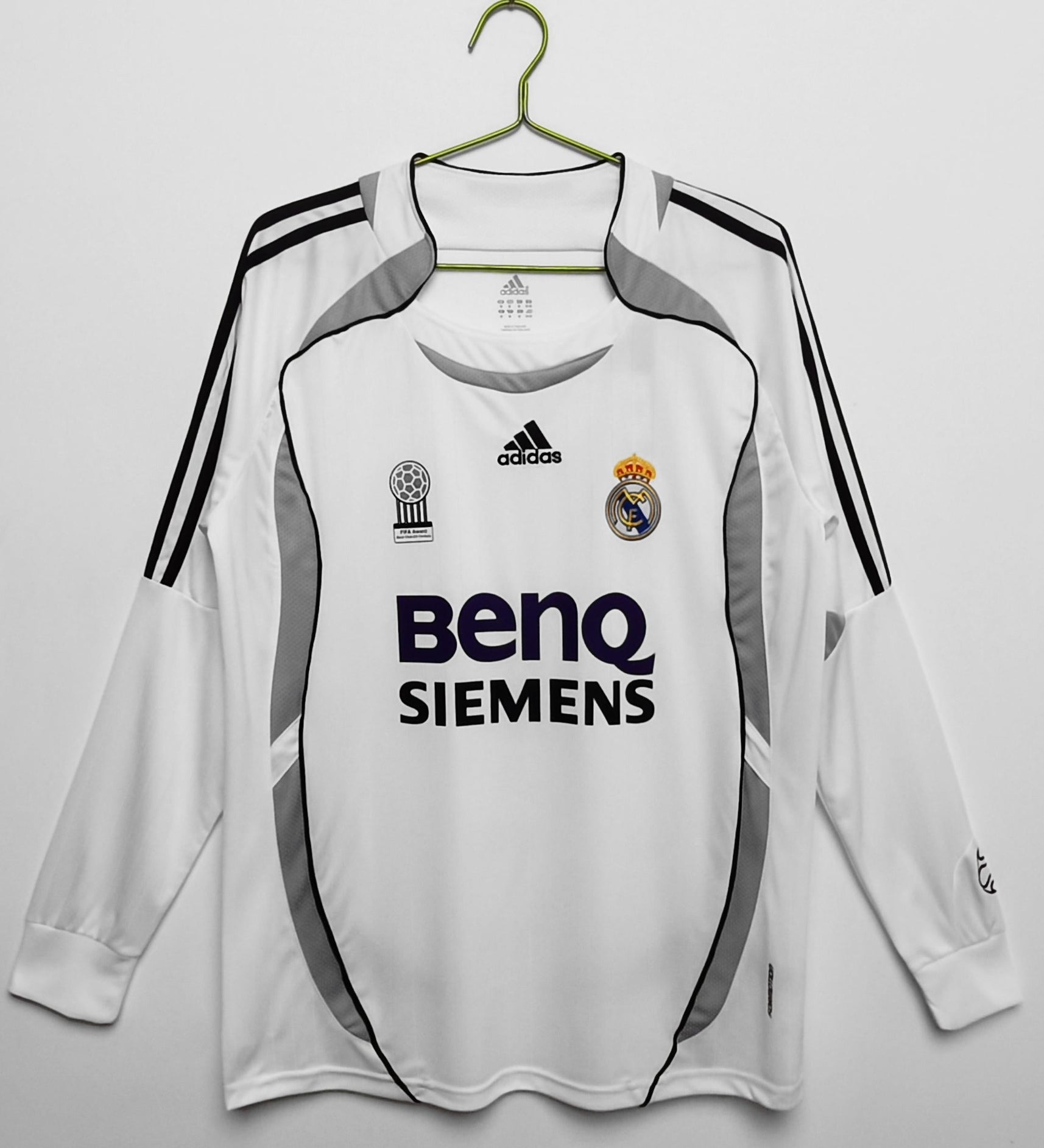 Real Madrid 2006-2007 Long Sleeve Home Kit