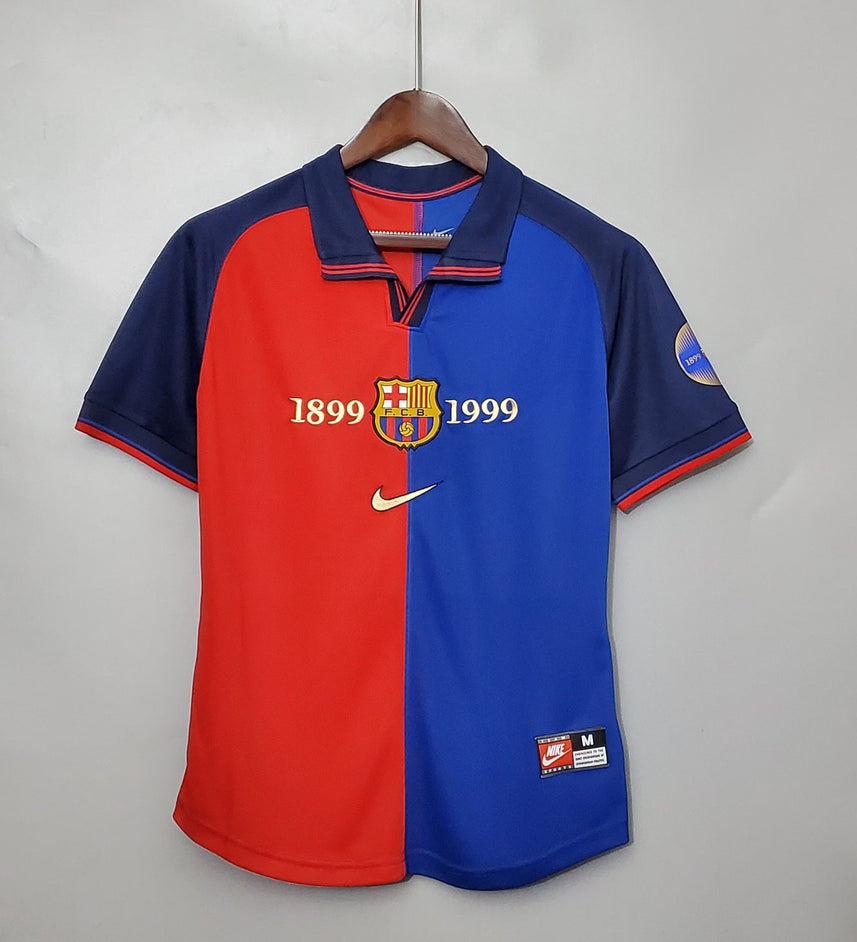 Barcelona Soccer Jersey | Barcelona 99-00 Home Retro | Malgane