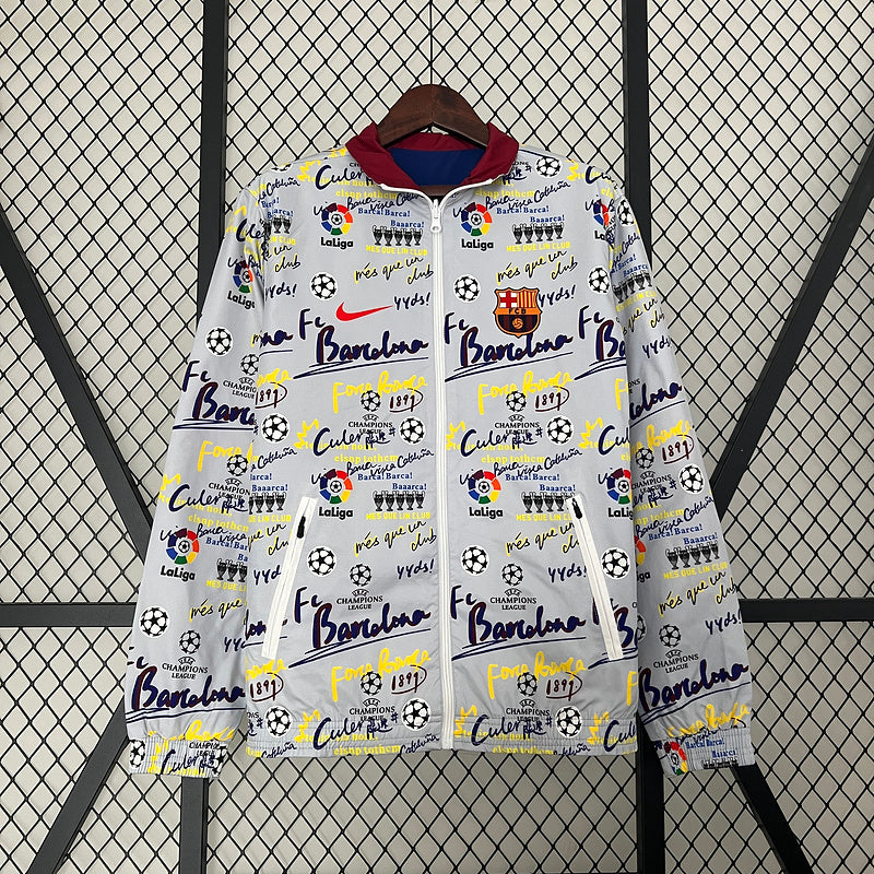Fc Barcelona 24-25  Windbreaker Reversible