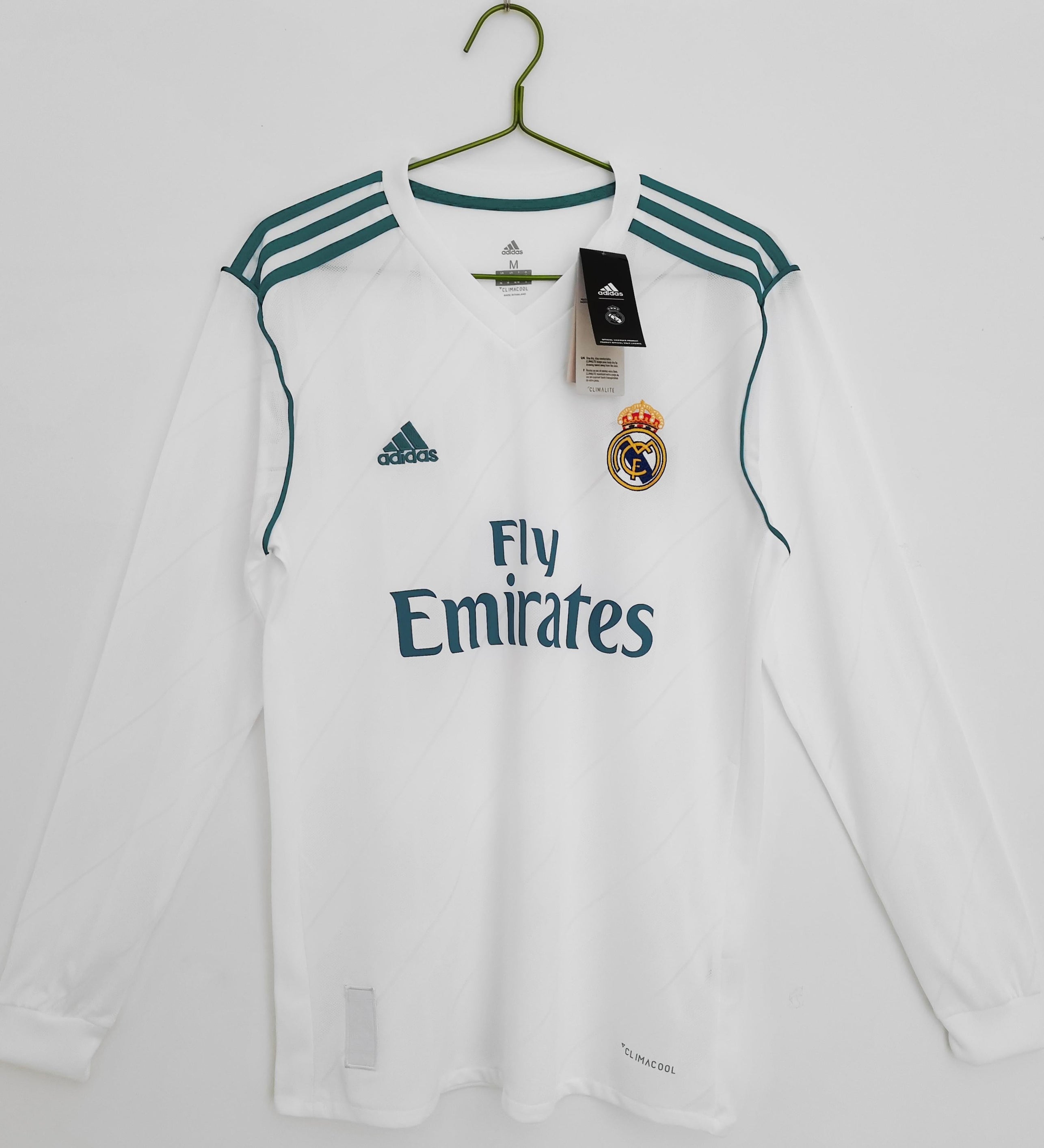 طقم ريال مدريد الأساسي بأكمام طويلة 2017-2018