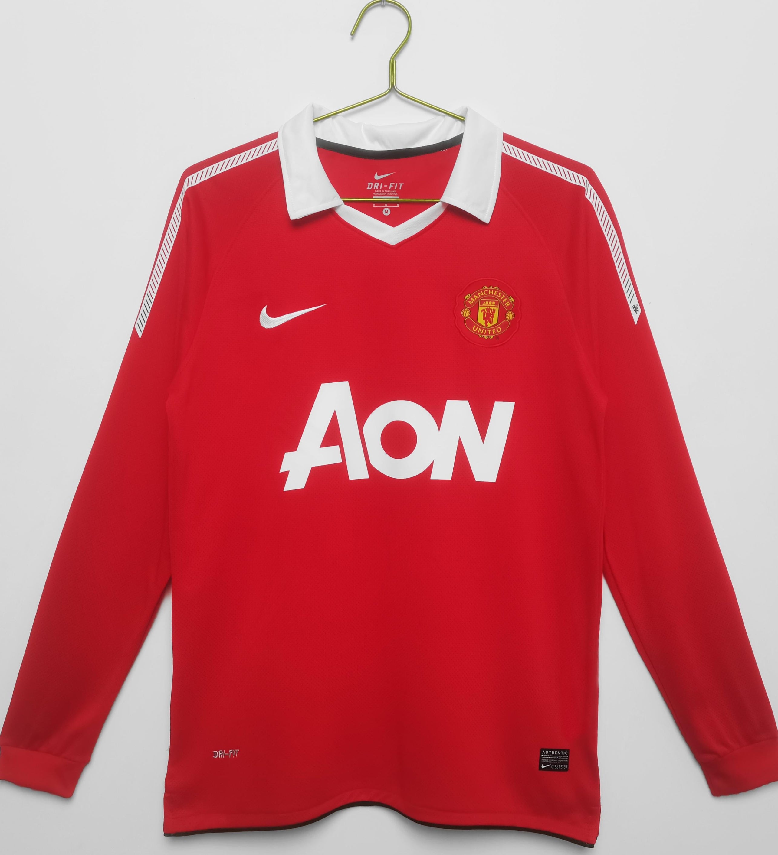 Manchester United 2010-2011 Home Kit Long Sleeve