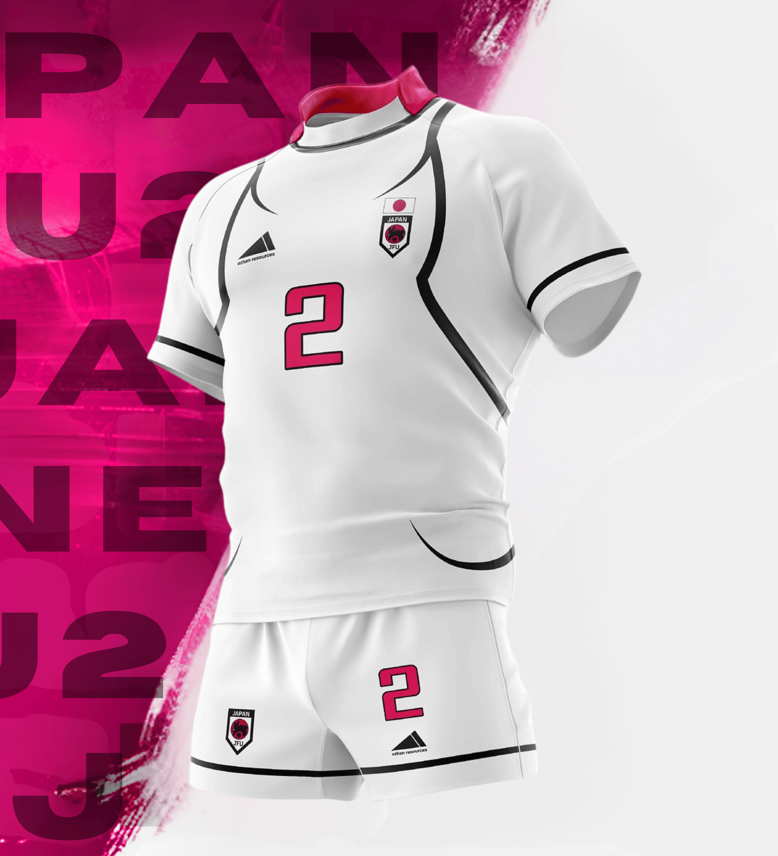 Blue Lock Jersey - U20 Japan Home Kit (FULL COSPLAY)