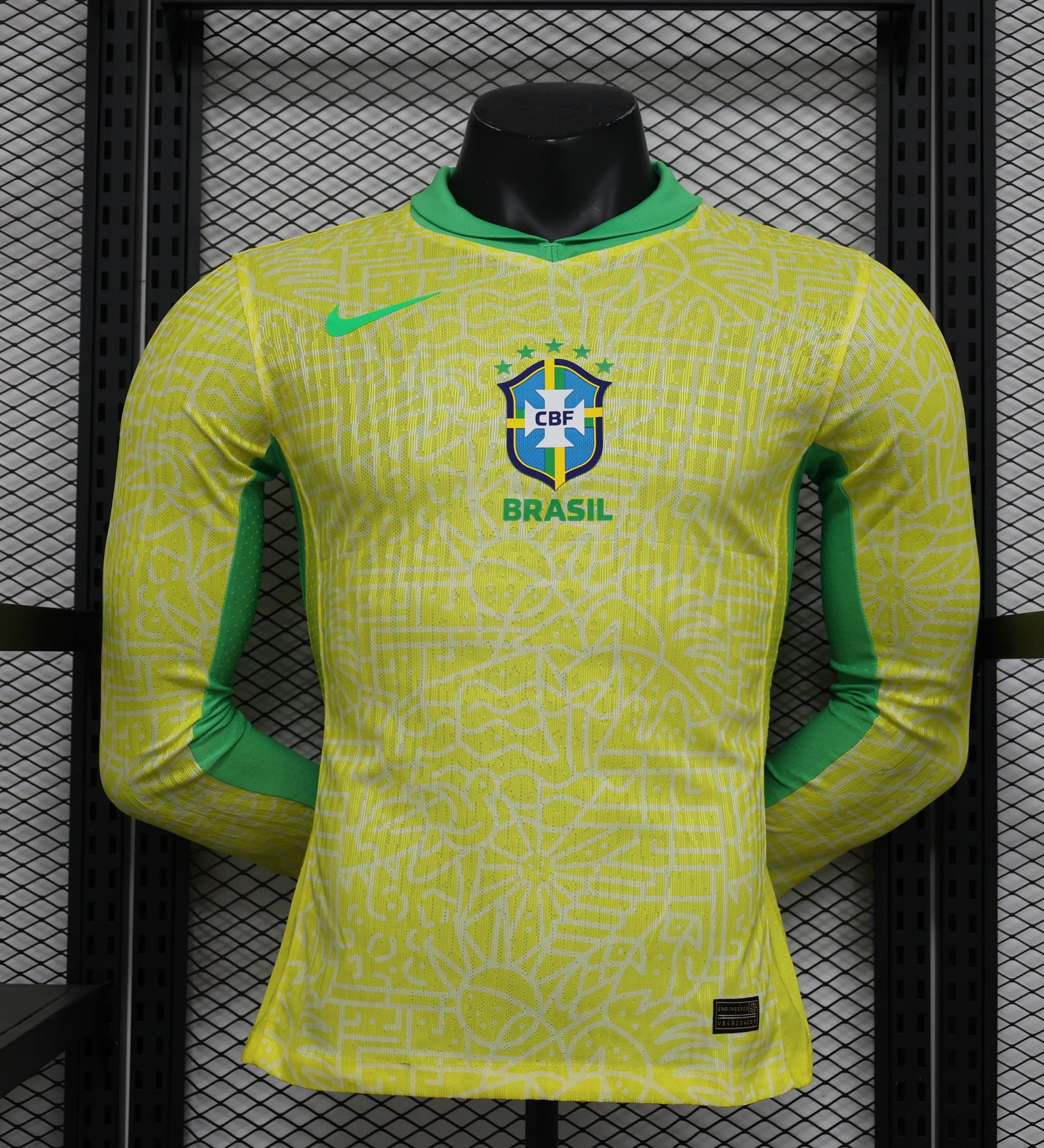 Brazil 2024-2025 Home Kit Long Sleeve