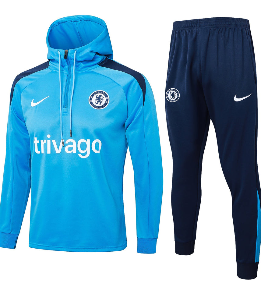 Chelsea FC Light Blue and Dark Blue Tracksuit