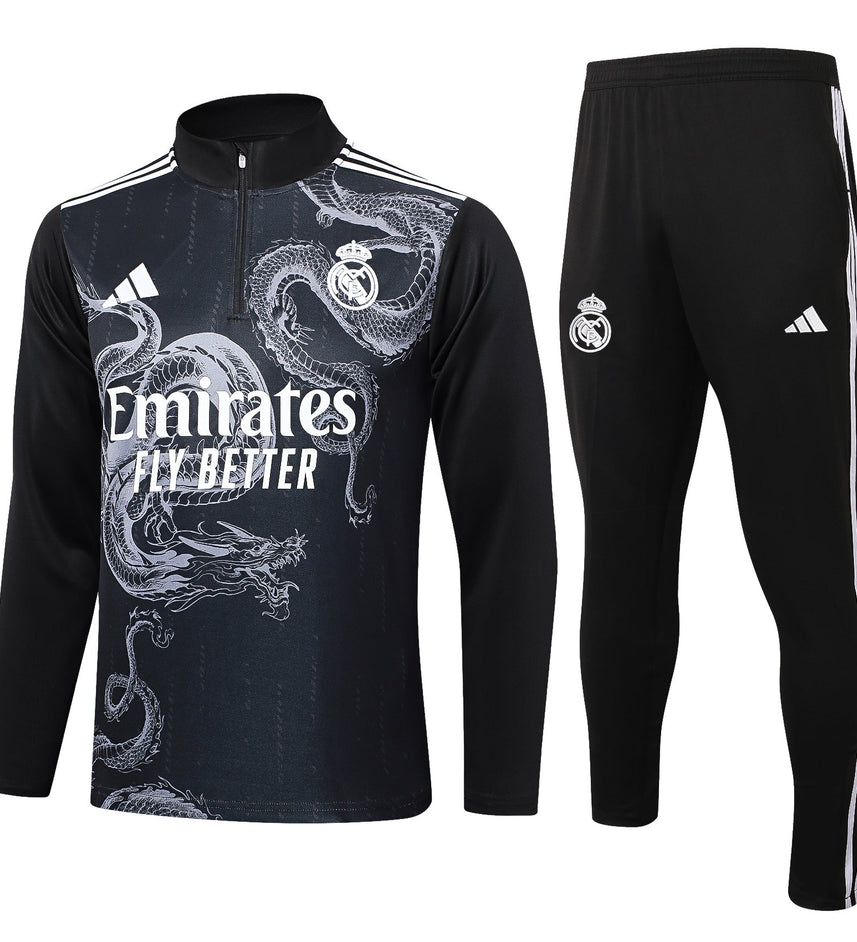 Real Madid "Black Dragon Prestige" Tracksuit