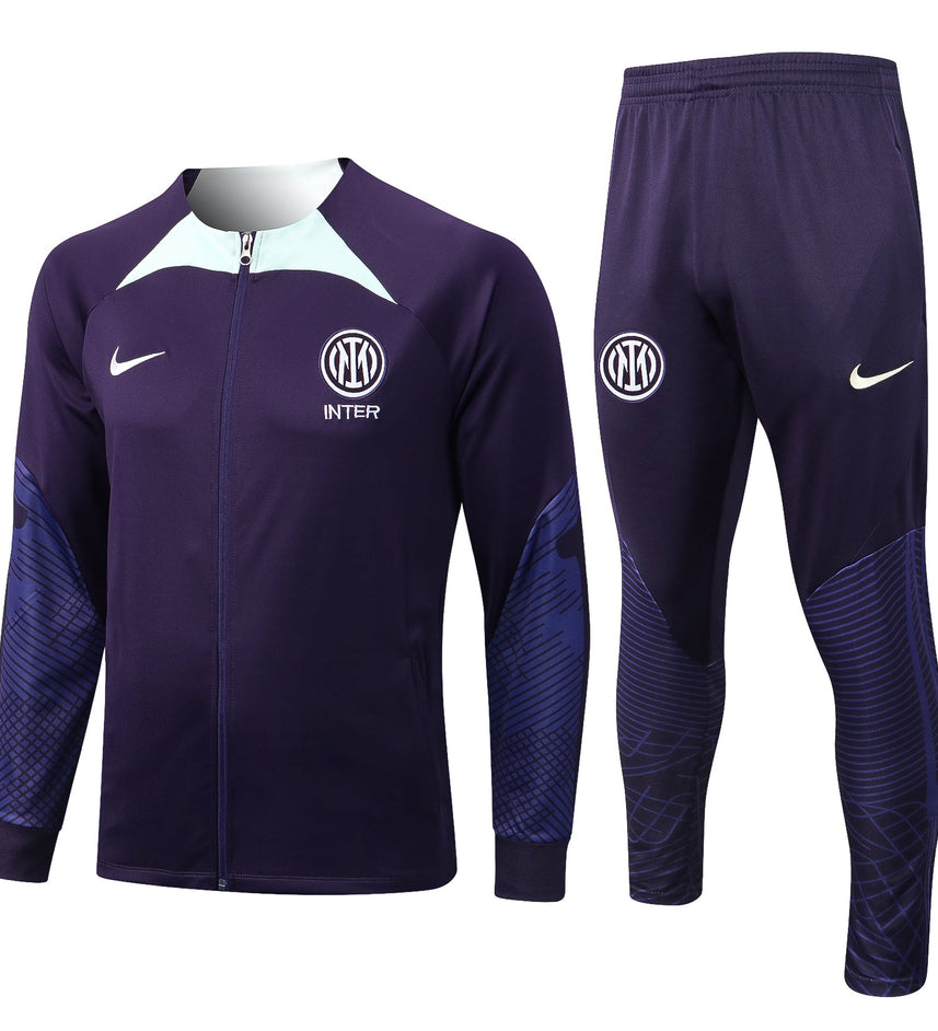 Inter Milan Violet and White Tracksuit