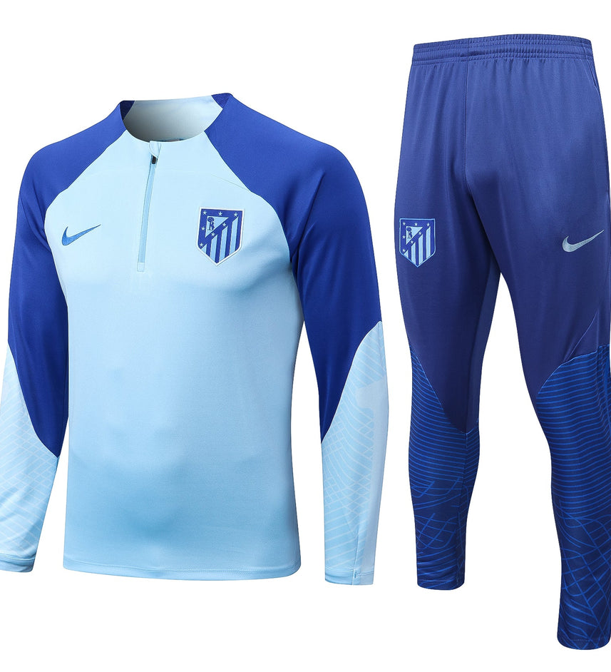 Atletico Madrid Blue and Mint Tracksuit
