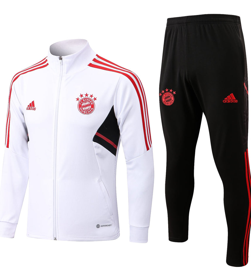 Bayern Munchen Black and White Tracksuit