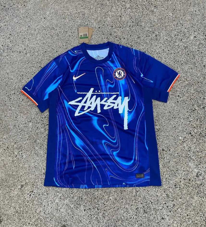 MAILLOT STUSSY X CHELSEA