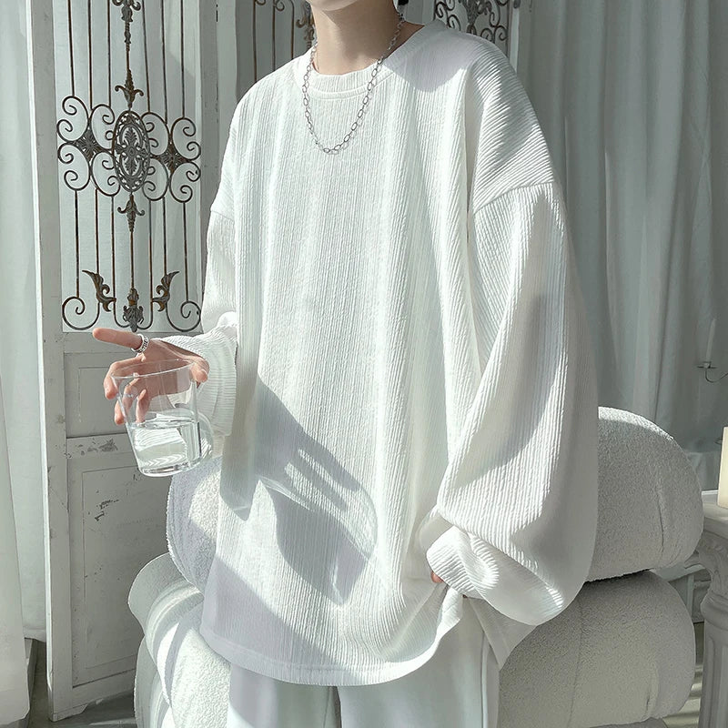 Loose Round Neck Sweatshirt