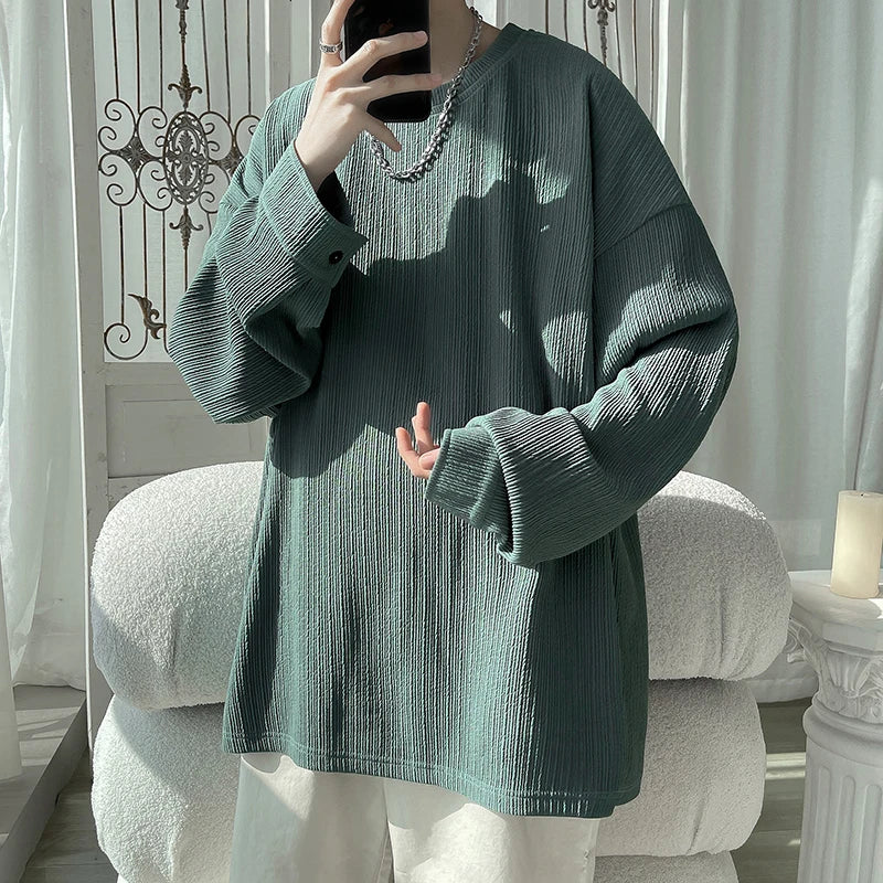 Loose Round Neck Sweatshirt