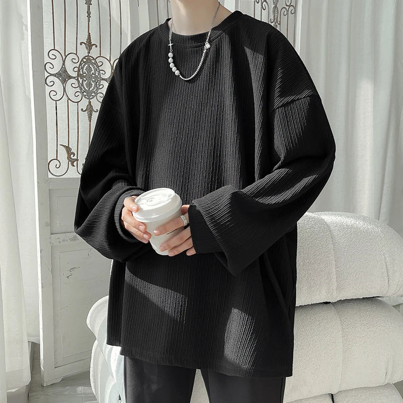 Loose Round Neck Sweatshirt