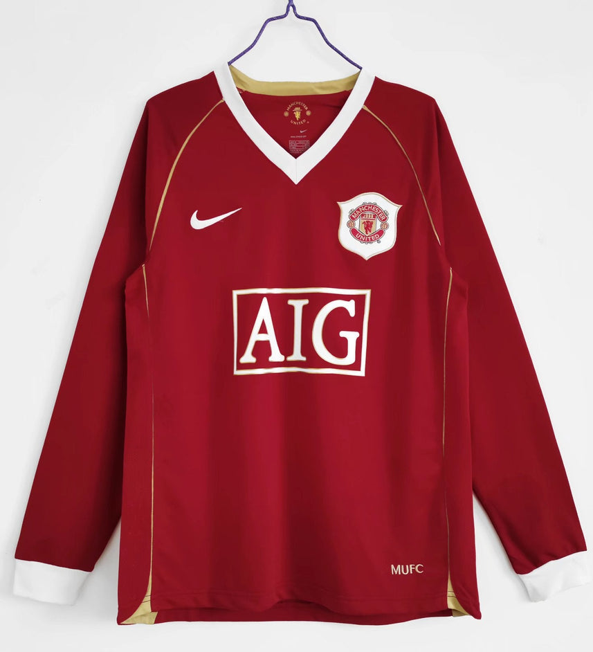 Manchester United 2006-2007 Long Sleeve Home Kit