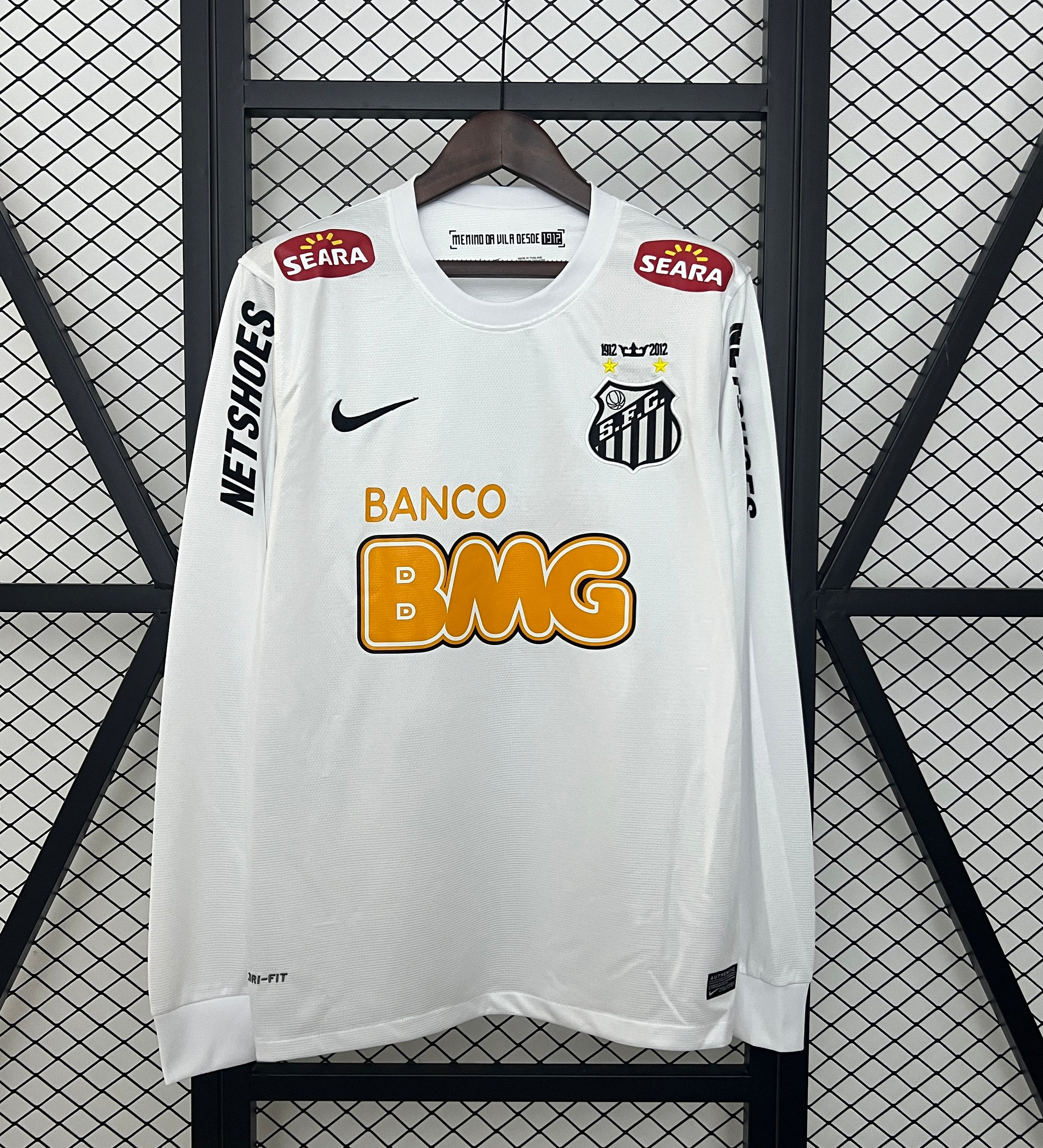 Santos 11-12  Home Retro Long Sleeve